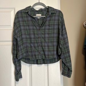 American Eagle Plaid Shirt - Medium